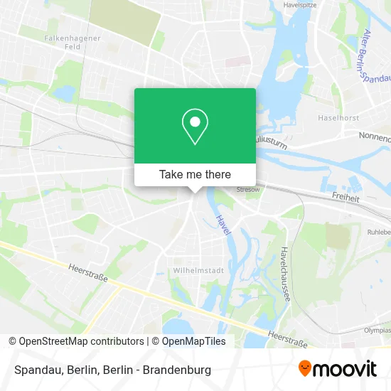 Spandau, Berlin map