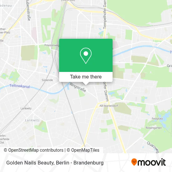 Golden Nails Beauty map