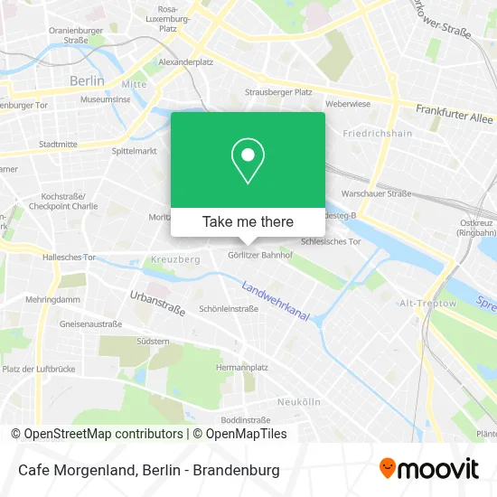Cafe Morgenland map