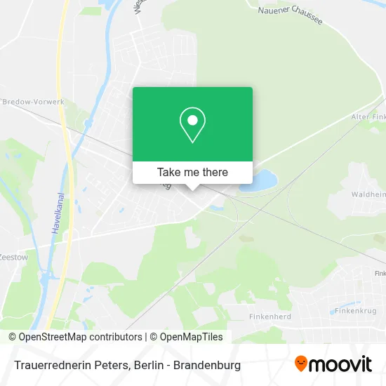 Trauerrednerin Peters map