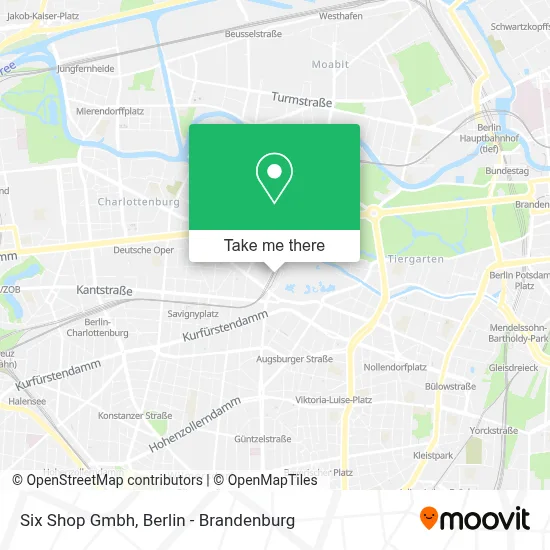 Six Shop Gmbh map