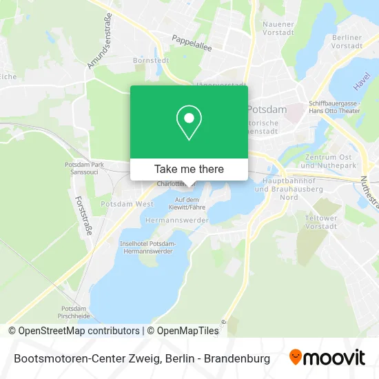 Bootsmotoren-Center Zweig map