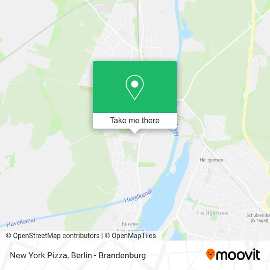New York Pizza map