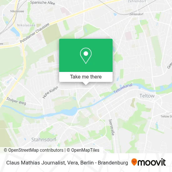 Claus Mathias Journalist, Vera map