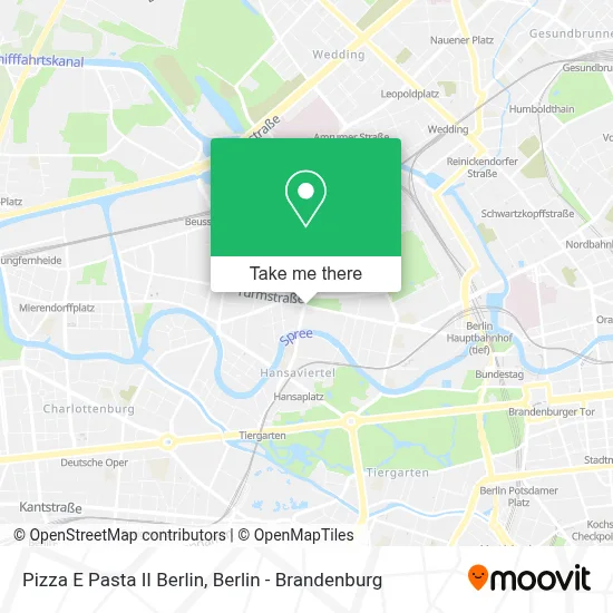 Pizza E Pasta II Berlin map