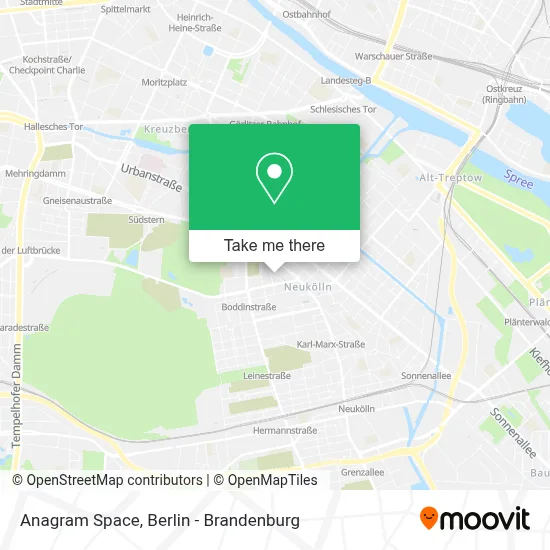 Anagram Space map