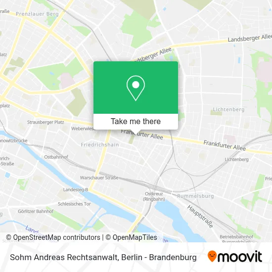 Sohm Andreas Rechtsanwalt map