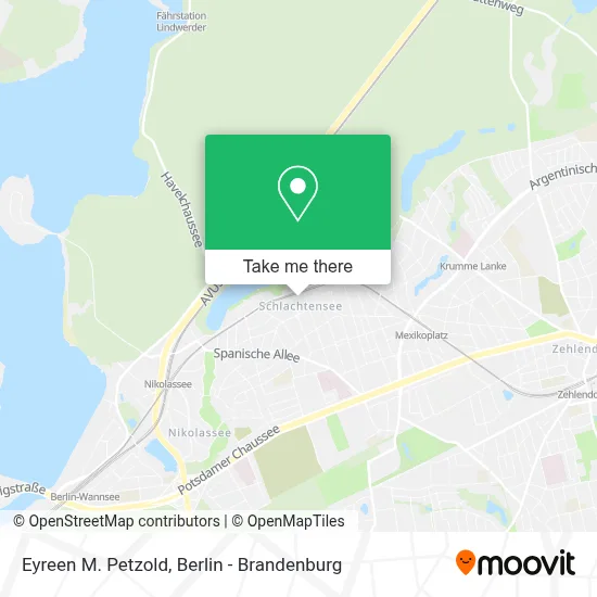 Eyreen M. Petzold map
