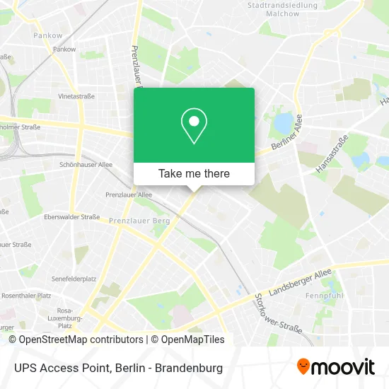Ups Access Point map