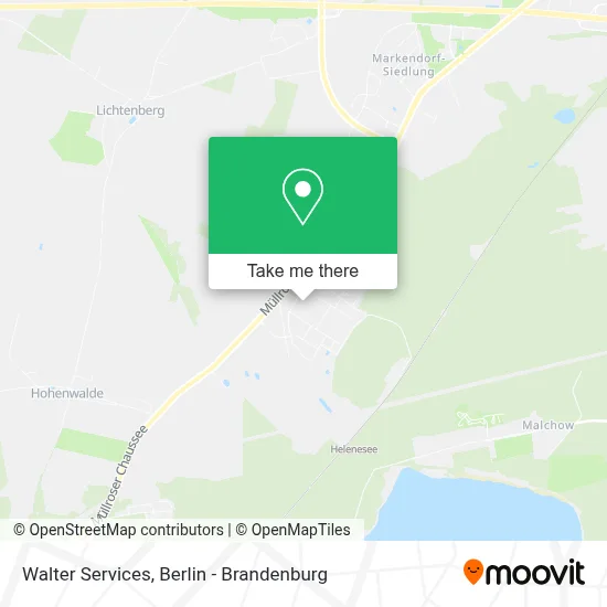 Walter Services map