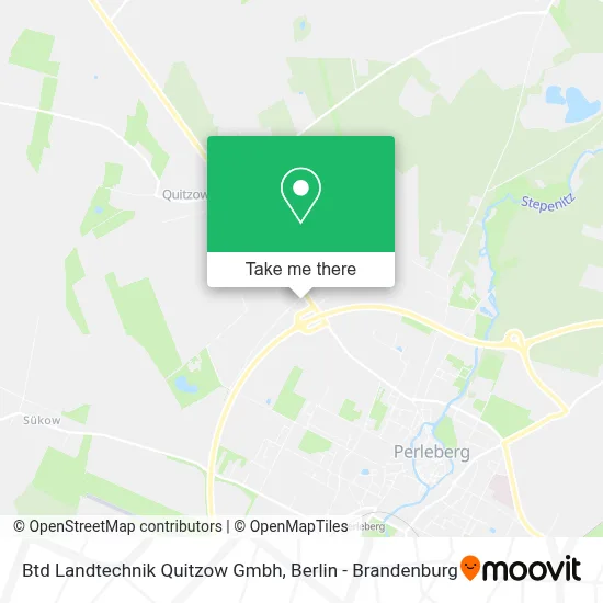 Btd Landtechnik Quitzow Gmbh map