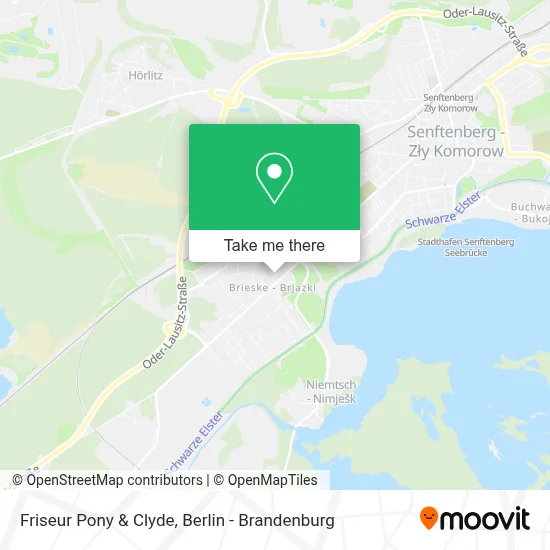 Friseur Pony & Clyde map