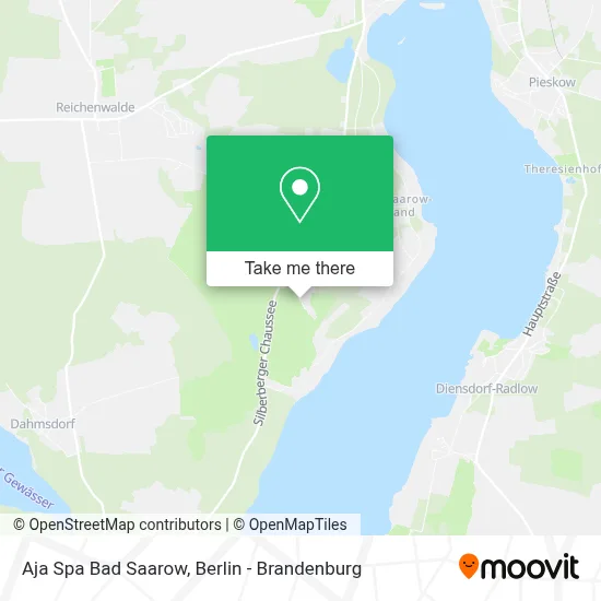 Aja Spa Bad Saarow map