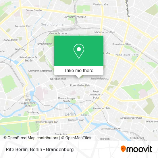 Rite Berlin map