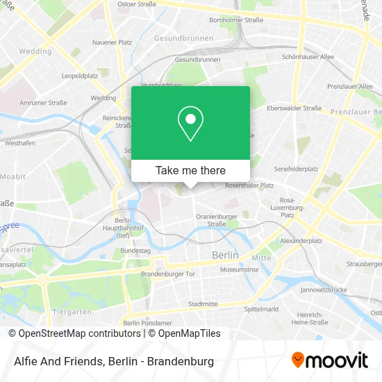 Alfie And Friends map
