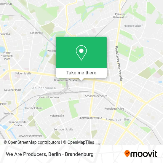 We Are Producers map