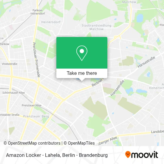 Amazon Locker - Lahela map