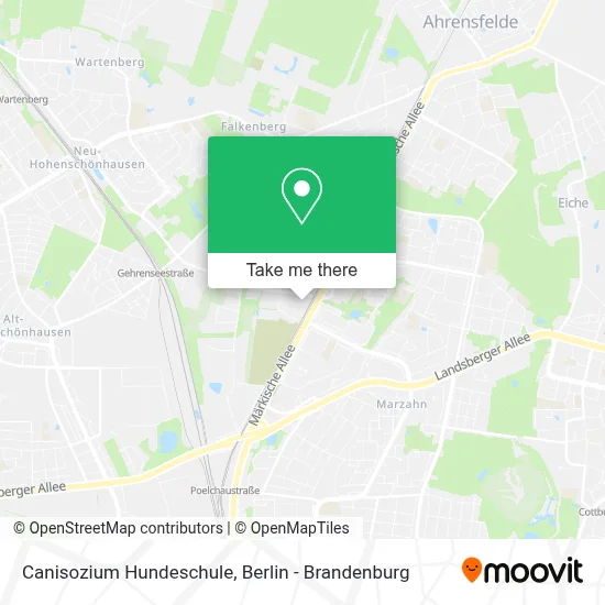 Canisozium Hundeschule map
