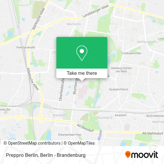 Preppro Berlin map