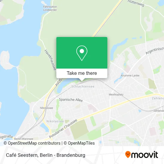 Café Seestern map