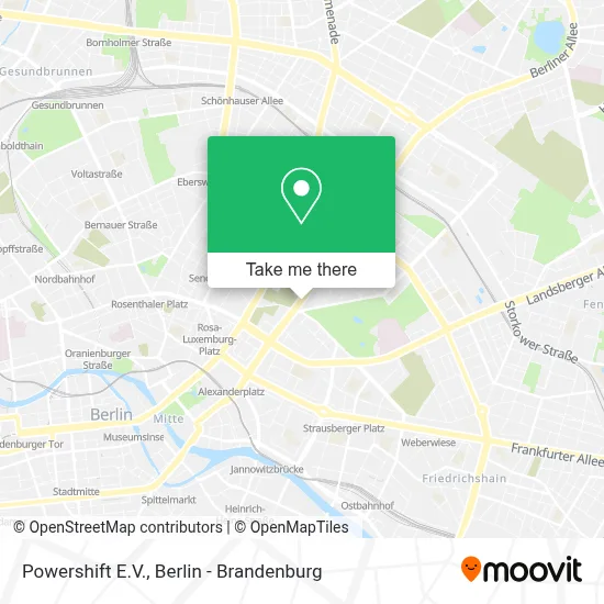 Powershift E.V. map