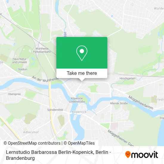 Lernstudio Barbarossa Berlin-Kopenick map
