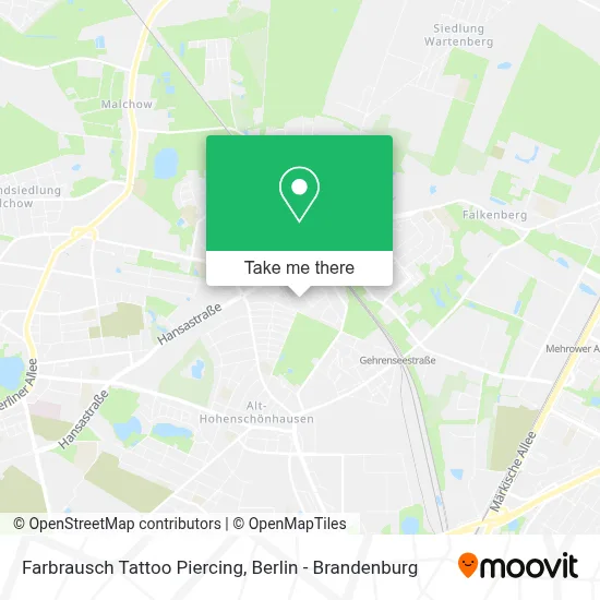 Farbrausch Tattoo Piercing map