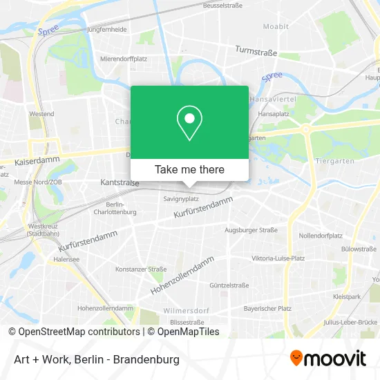 Art + Work map