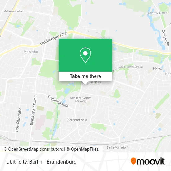 Ubitricity map