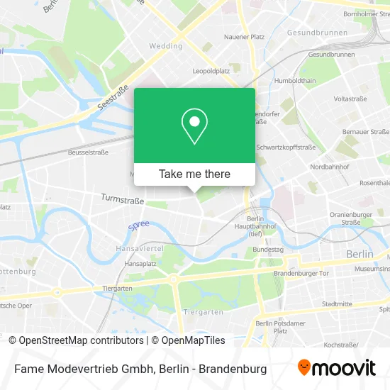 Fame Modevertrieb Gmbh map