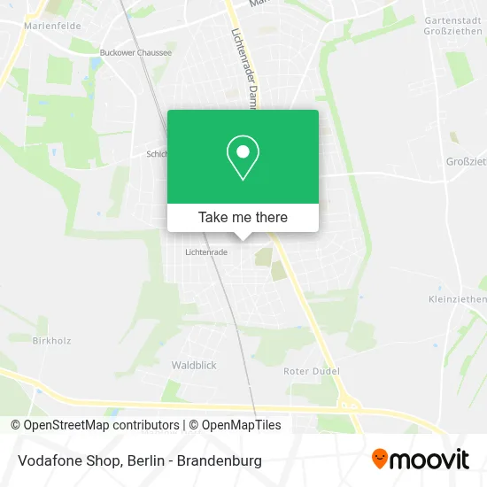 Vodafone Shop map