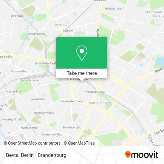Bevta map