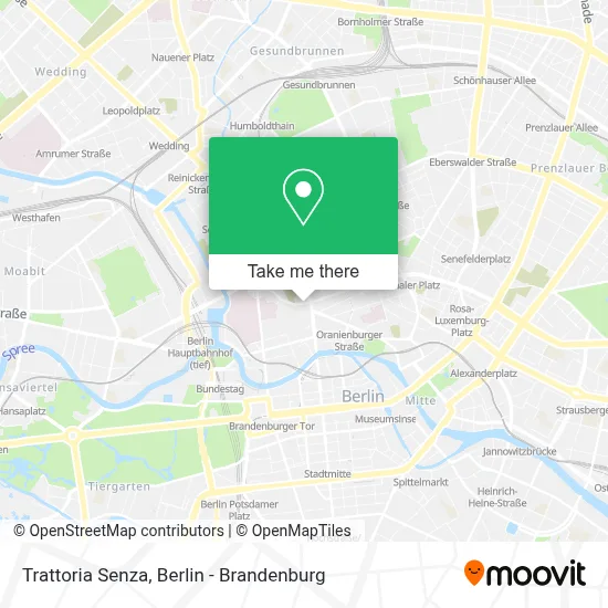 Trattoria Senza map