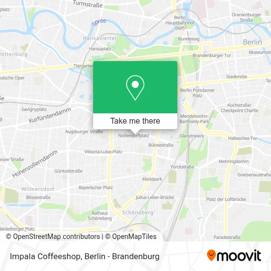 Impala Coffeeshop map