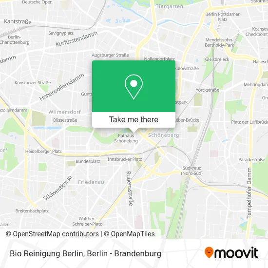 Bio Reinigung Berlin map