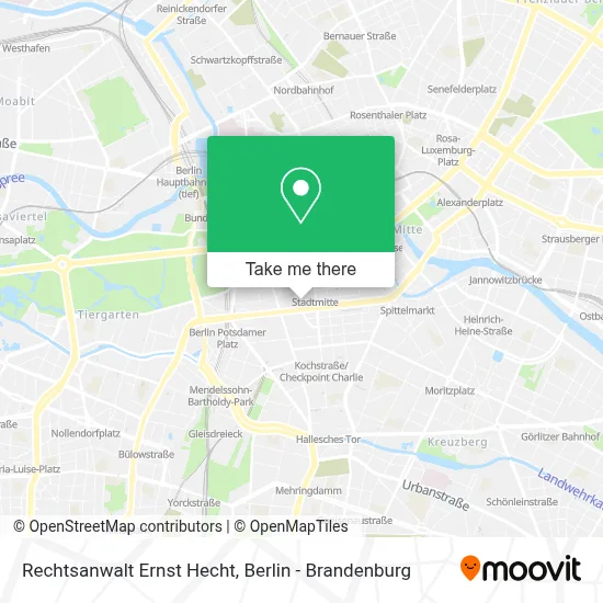 Rechtsanwalt Ernst Hecht map