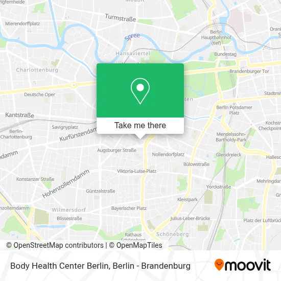 Body Health Center Berlin map