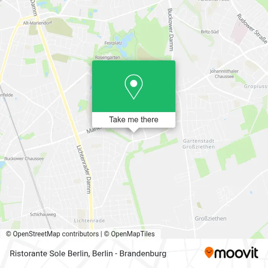 Ristorante Sole Berlin map