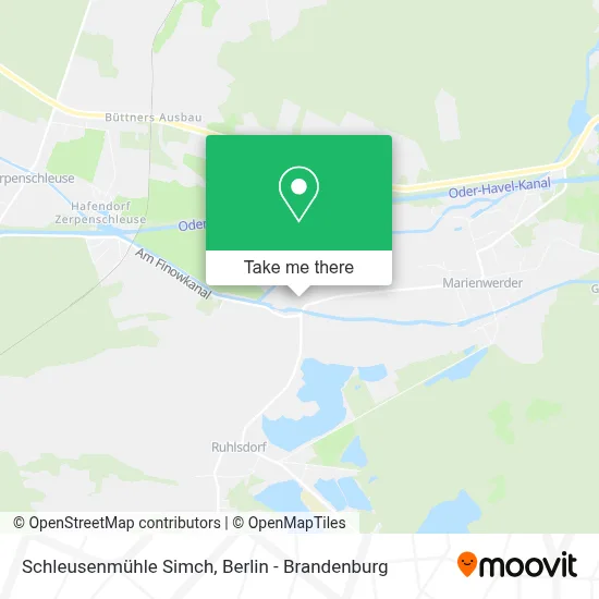 Schleusenmühle Simch map