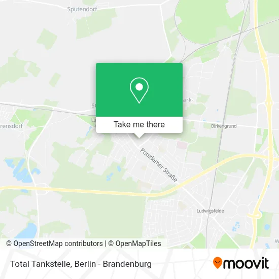 Total Tankstelle map