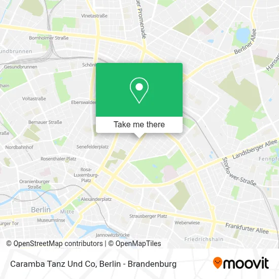 Caramba Tanz Und Co map