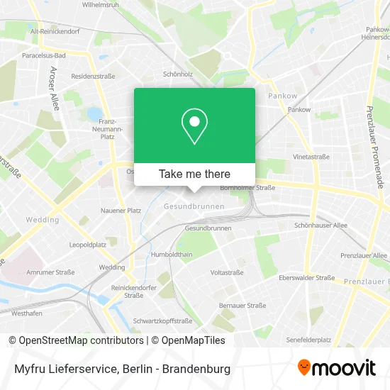 Myfru Lieferservice map