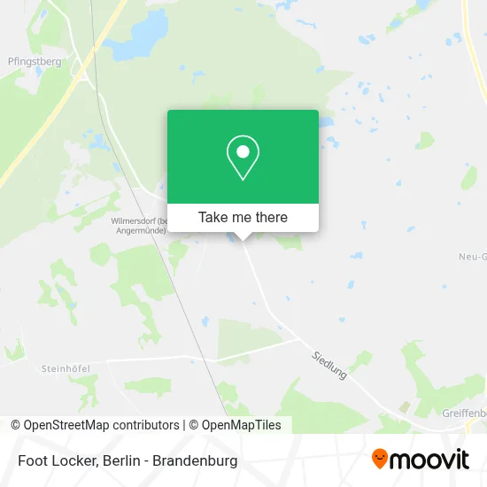 Foot Locker map