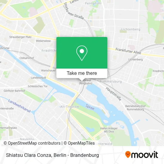 Shiatsu Clara Conza map