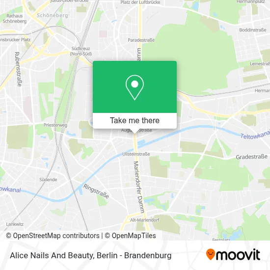 Alice Nails And Beauty map