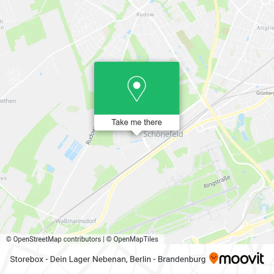 Storebox - Dein Lager Nebenan map