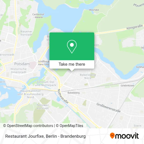 Restaurant Jourfixe map
