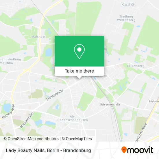 Lady Beauty Nails map