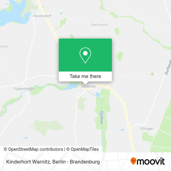 Kinderhort Warnitz map