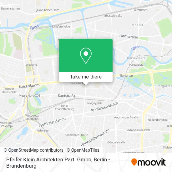 Pfeifer Klein Architekten Part. Gmbb map